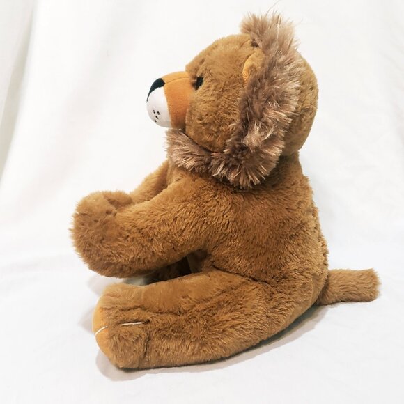 Lion Sitting Brown Plush Stuffed Animal 7" The Bear Factory 2022 No Music - Picture 7 of 11